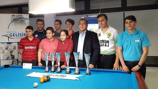 Gazimağusa Belediyesi-Mağusa Gelişim Akademisi Bilardo Turnuvası tamamlandı
