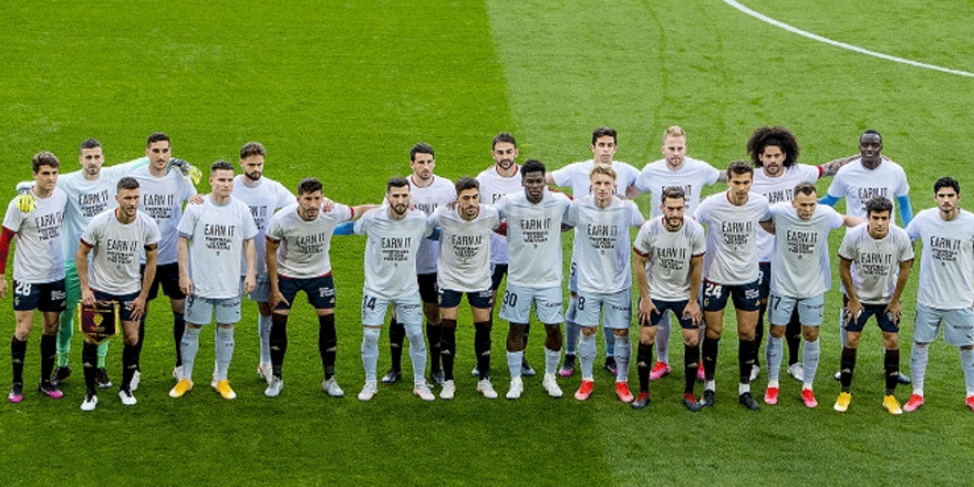 La Liga'da Avrupa Süper Ligi protestosu