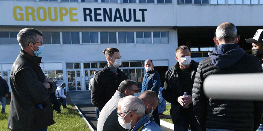 Fransa'da Renault çalışanları, fabrika müdürlerini rehin aldı