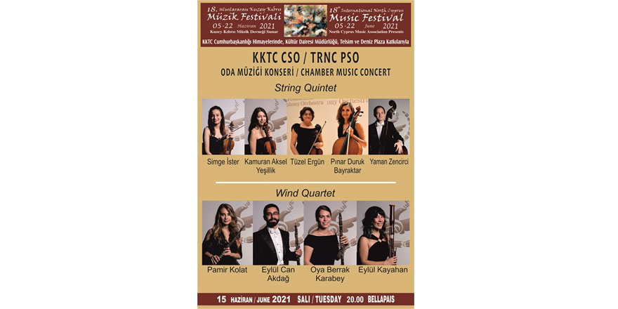 Yarın akşam CSO oda müziği konseri var