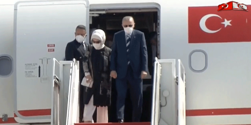 Erdoğan KKTC'ye geldi