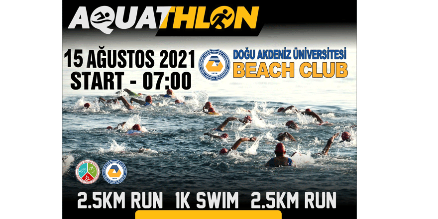 Emu Aquathlon yarışması 15 ağustos’ta  düzenlenecek