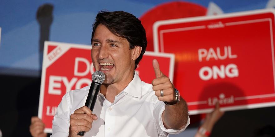 Kanada'da seçimin galibi Trudeau
