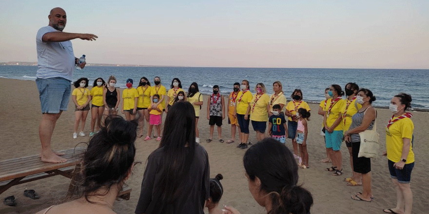 DAÜ-SAGM 12 binden fazla deniz kaplumbağasını su ile buluşturdu