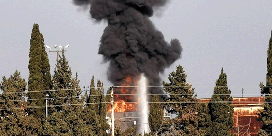 Lübnan'ın Güneyindeki zahrani petrol tesislerinde yangın