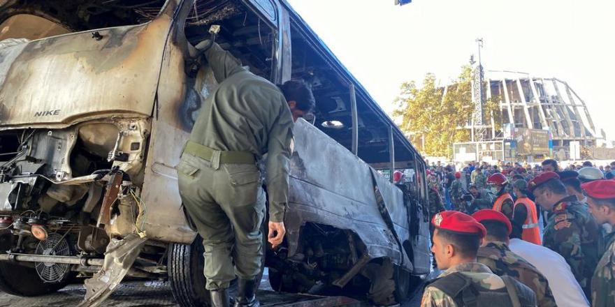 Suriye'de askeri araca bombalı saldırı