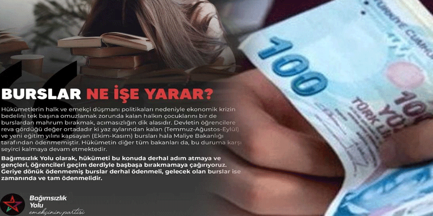 Öğrenci bursları 5 aydır ödenmiyor