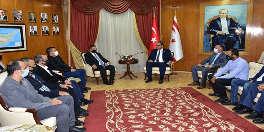 Başbakan Sucuoğlu, Bay-Sen heyetini kabul etti