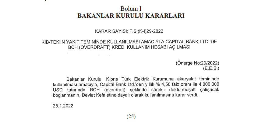 KIB-TEK 4 milyon dolar daha borçlandırıldı