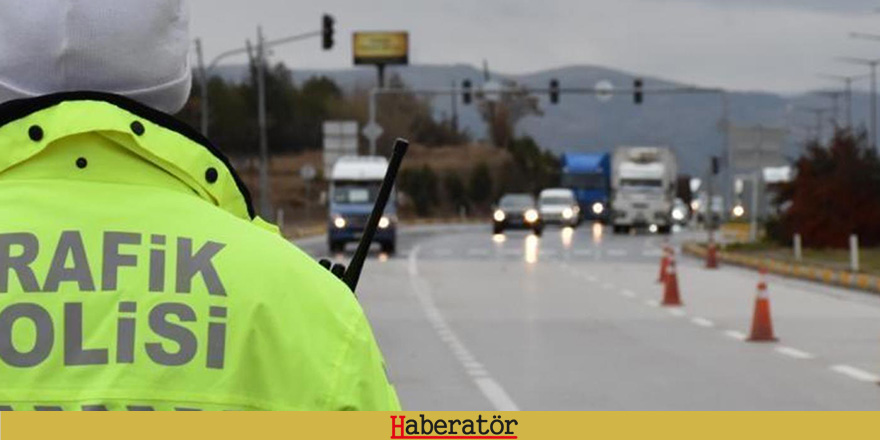 61 araç trafikten men edildi