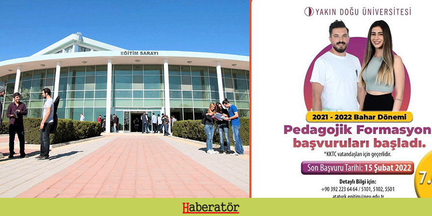 YDÜ'de pedagojik formasyon sertifika programına başvurular devam ediyor