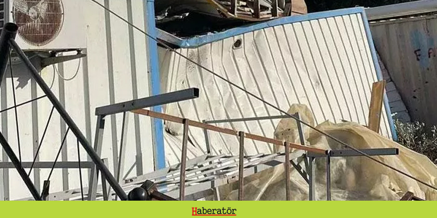 Bodrum'da hortum etkili oldu: Elektrik telleri koptu
