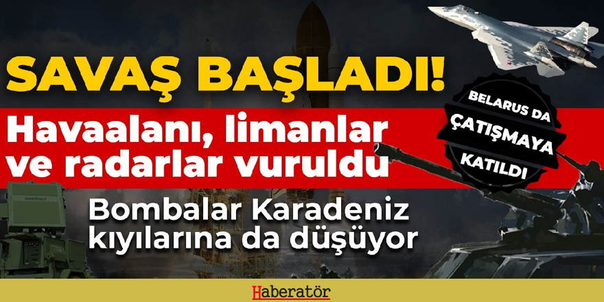 Havaalanı, limanlar ve radar sistemleri vuruldu