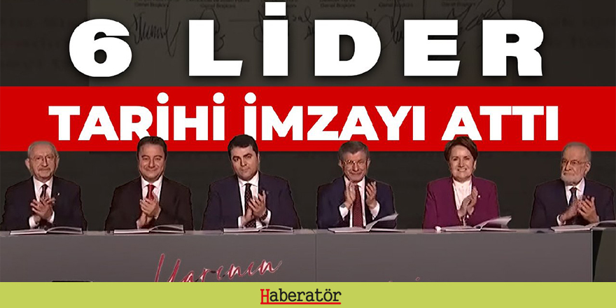 Liderler tarihi imzaları attı