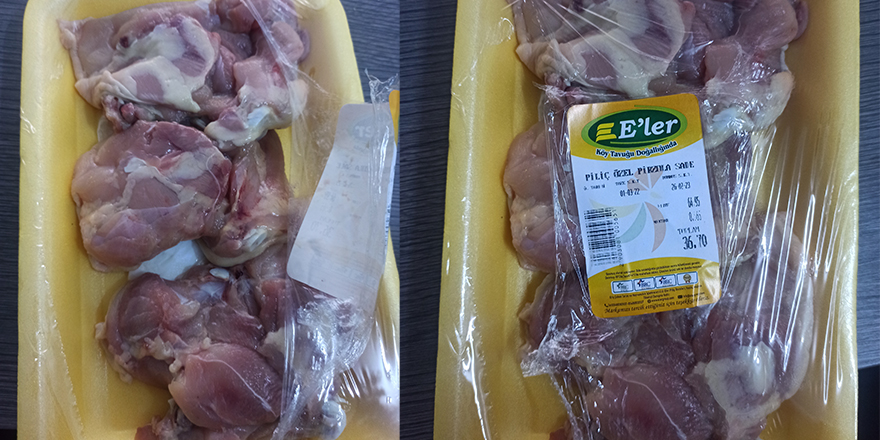 1 Mart 2022 tarihli tavuk pirzola bozuk çıktı