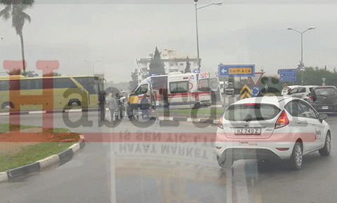 Kavşakta çarpıştılar!