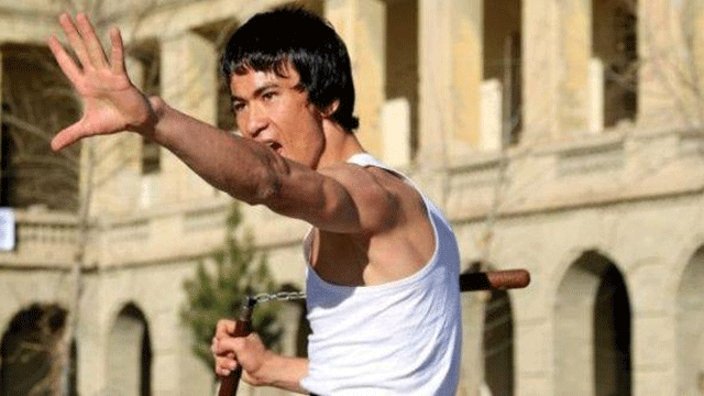 'Afgan Bruce Lee' sosyal medyada fenomen oldu