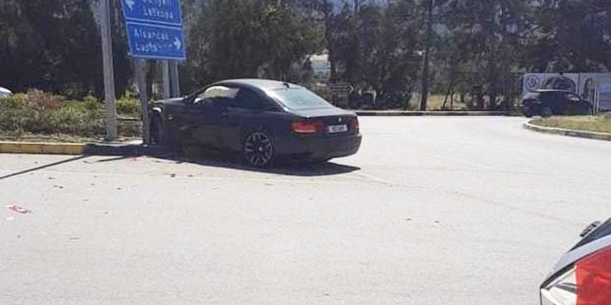 Kaza yaptı, koşarak kaçmaya çalıştı