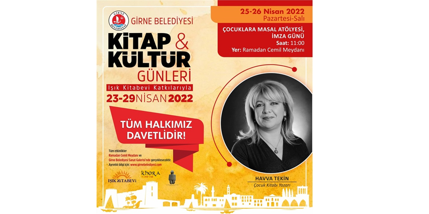 Girne Belediyesi kitap ve kültür günleri devam ediyor