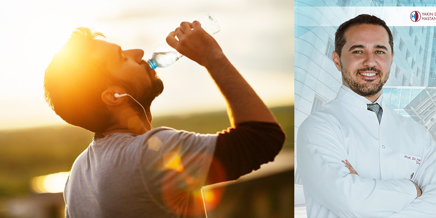 Sıcak havalarda kalp krizi riskini azaltmak için bol bol su tüketin!