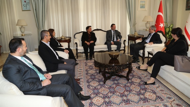 TAK Yönetim Kurulu’ndan bir heyet TC Büyükelçisi Kanbay’ı ziyaret etti