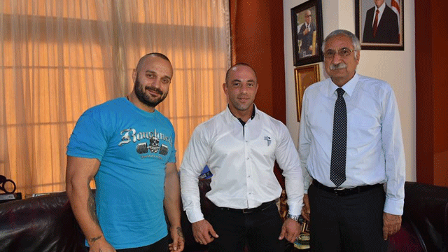 Güngördü, sporcu Torlak’ı kabul etti