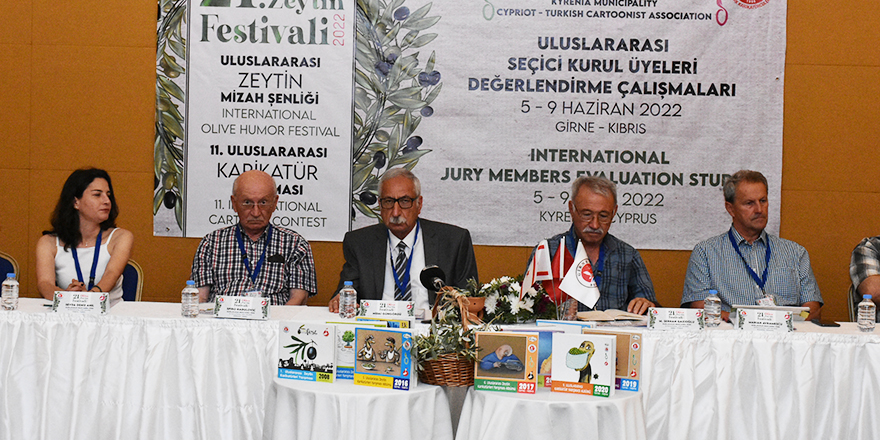 11. Uluslararası Zeytin Karikatürleri Yarışması Jürisi basına tanıtıldı