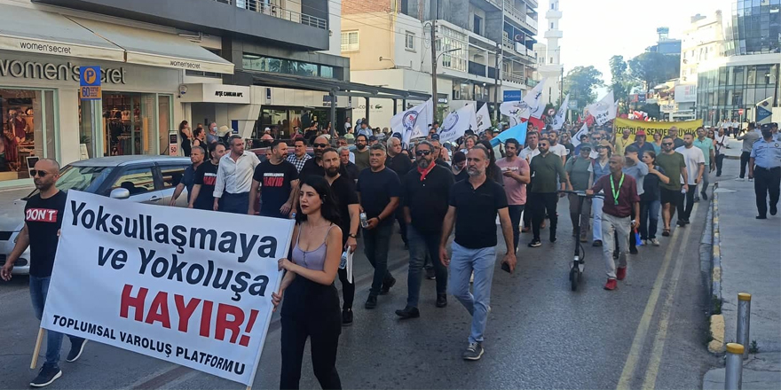 “Yoksullaşmaya ve yok oluşa hayır”