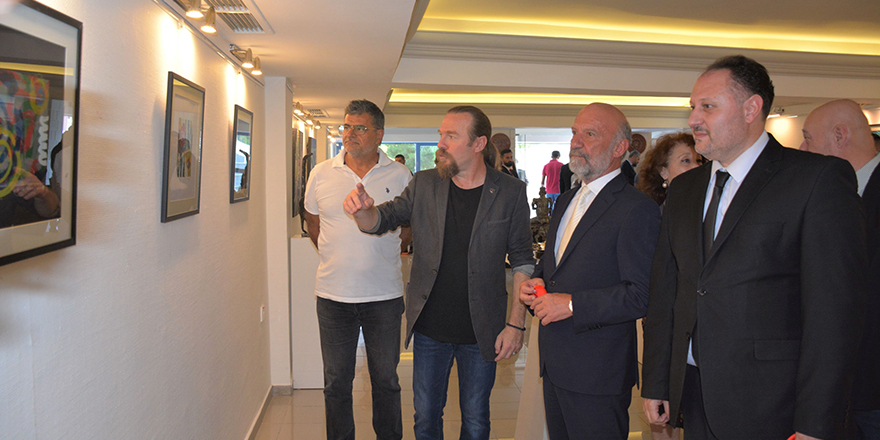 “Güzel Sanatlar Mayıs Sergisi” İçişleri Bakanı Ziya Öztürkler tarafından açıldı