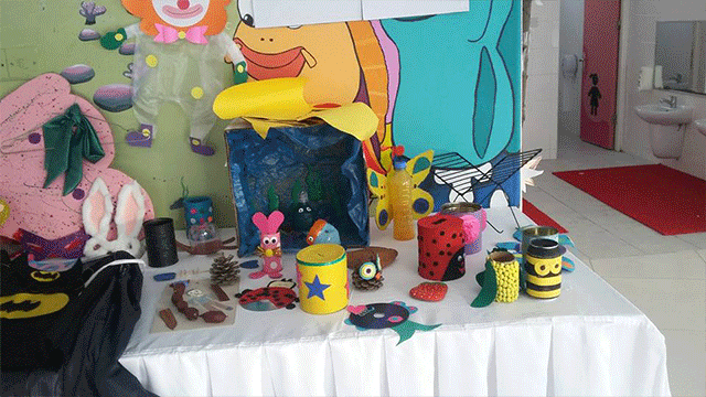 YDÜ Atatürk Eğitim Fakültesi öğrencilerinden Materyal Tasarımları sergisi