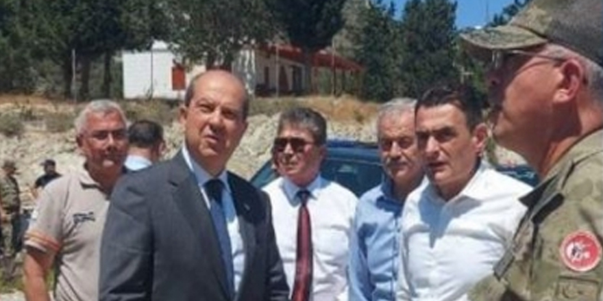 Tatar yangın bölgesine gitti