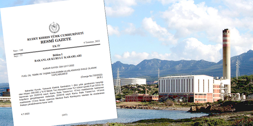 Fuel-Oil için uluslararası ihaleye çıkılıyor