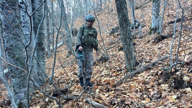 Amanoslarda terör örgütü PKK sığınakları ve deposu bulundu