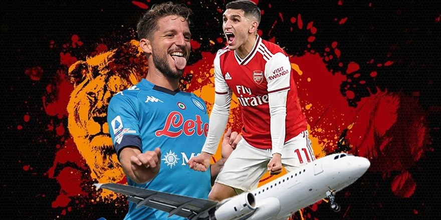 Mertens ve Torreira aynı uçakta İstanbul'a geliyor