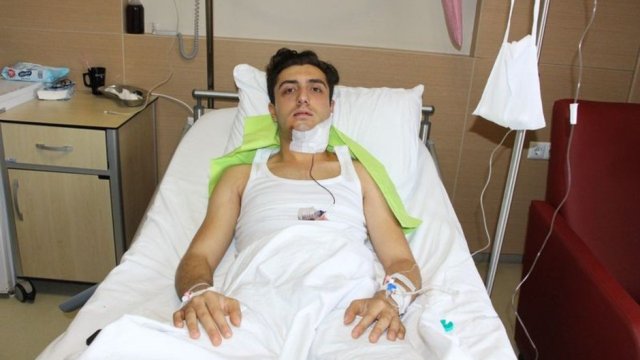 Samsun'da üniversite öğrencisinin çenesini kıran saldırgan her yerde aranıyor