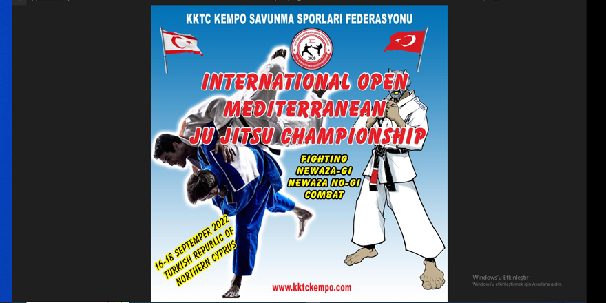 Ju Jitsu Open Akdeniz Cup ülkemizde yapılıyor