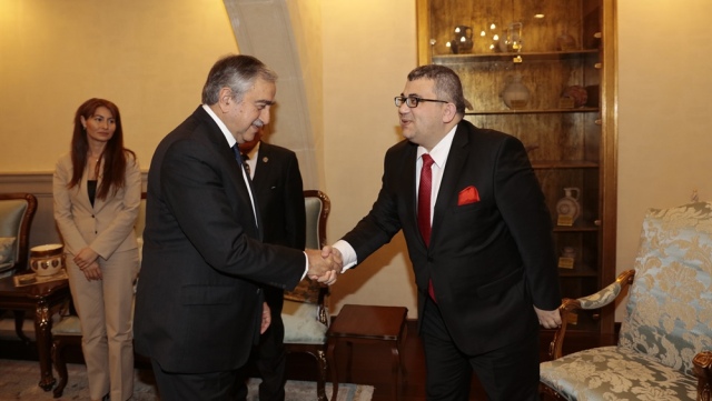 Cumhurbaşkanı Akıncı, Türk Asya Stratejik Araştırmalar Merkezi Heyetini kabul etti