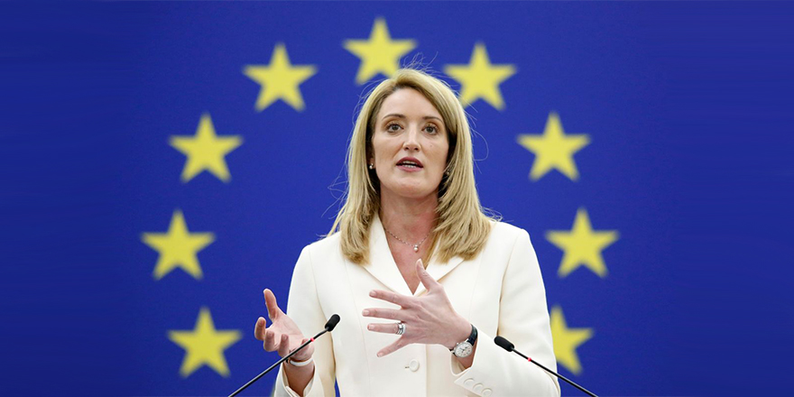 Metsola: Bölünmüş Kıbrıs’ın durumu kabul edilemez