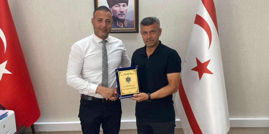 Mağusa Spor Akademisi, Hüseyin Cahitoğlu’nu ziyaret etti