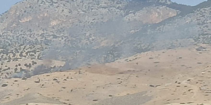 Alevkayası bölgesinde yangın çıktı