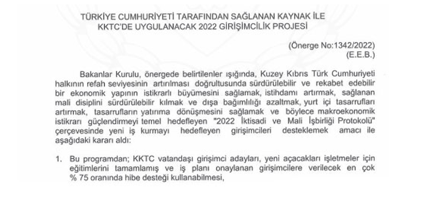 Yeni iş kurmayı hedefleyen girişimcilere destek!