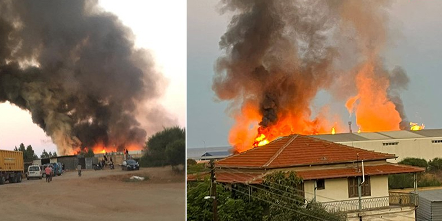 İçki, sigara, tıbbı ilaçlar ve ambar tamamen yandı