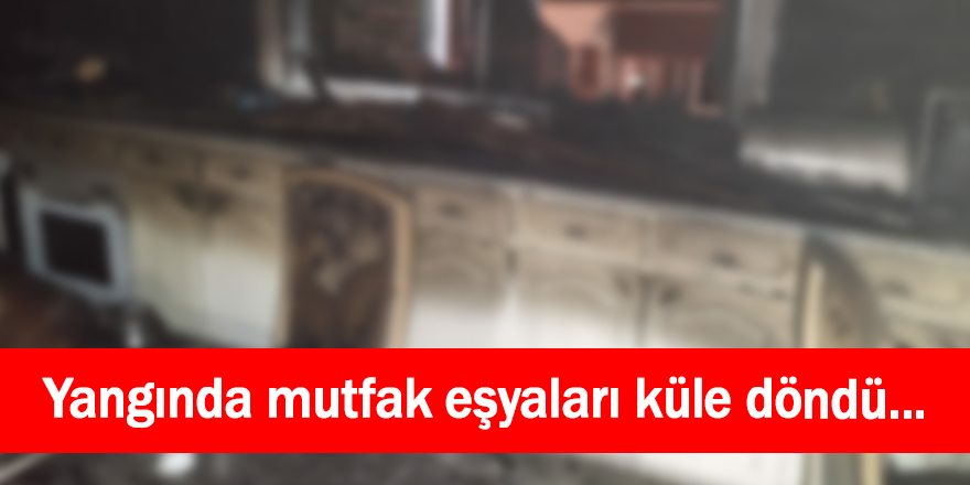 Alayköy'de yangın!