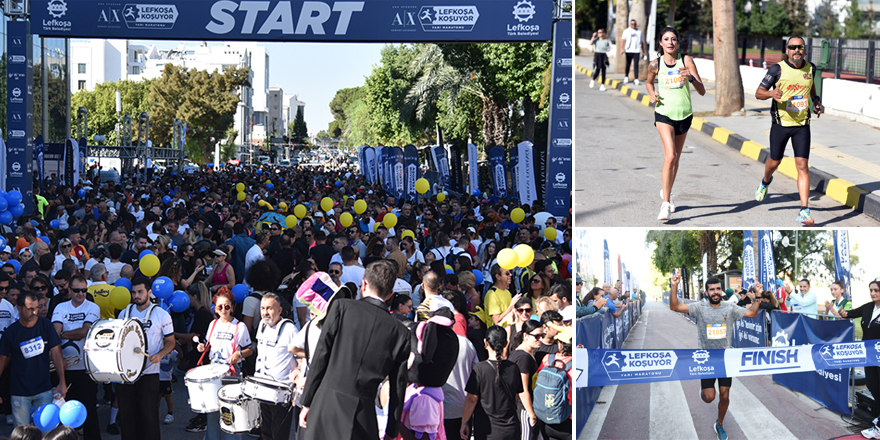 10. Lefkoşa Maratonu bugün koşuldu