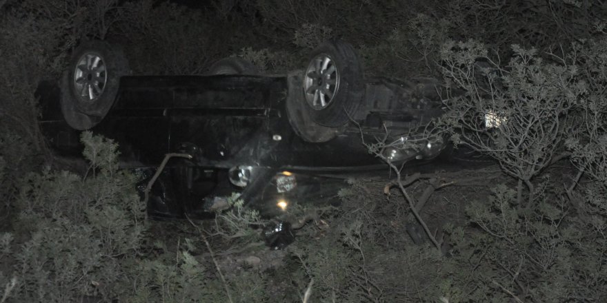 20 metrelik uçuruma yuvarlandı!