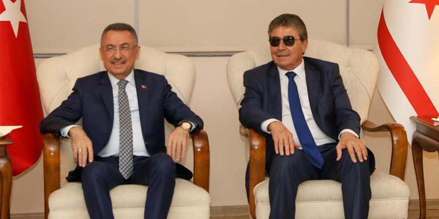 Fuat Oktay, dün akşam Kıbrıs'a geldi