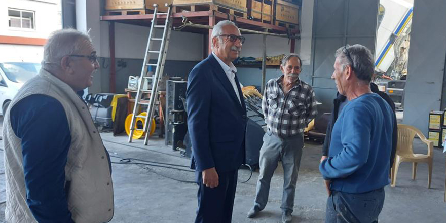 Güngördü, ilk seçim ziyaretini Karaoğlanoğlu Sanayi Bölgesi’ne yaptı