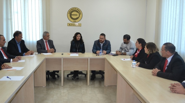 Değişim ve Kurtuluş İttifakı KTOEÖS’ü ziyaret etti