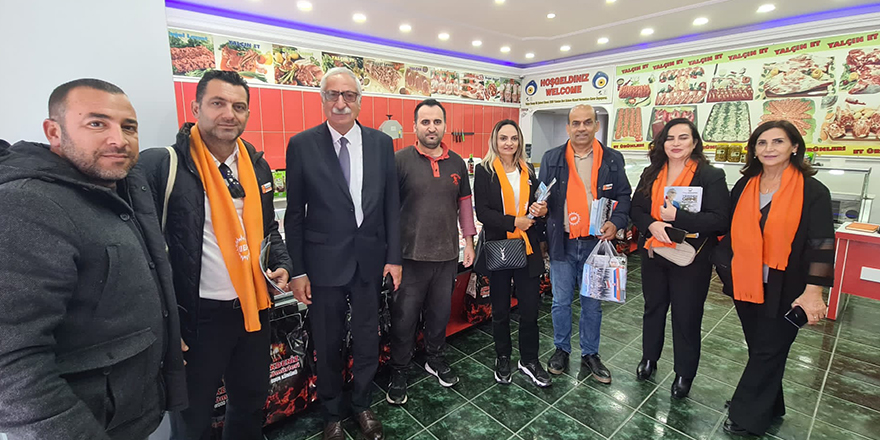 Güngördü, esnaf ziyaretlerini sürdürüyor