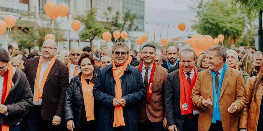 Hükümet ortakları Fırat Ataser’e destek için yürüdü